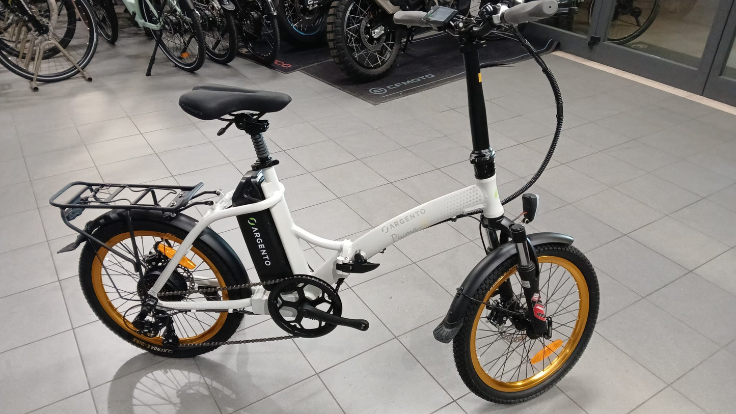 E-BIKE ARGENTO PIEGHEVOLE